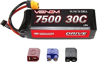Venom 30C 3S 7500mAh 11.1 LiPO Battery with Universal Plug System