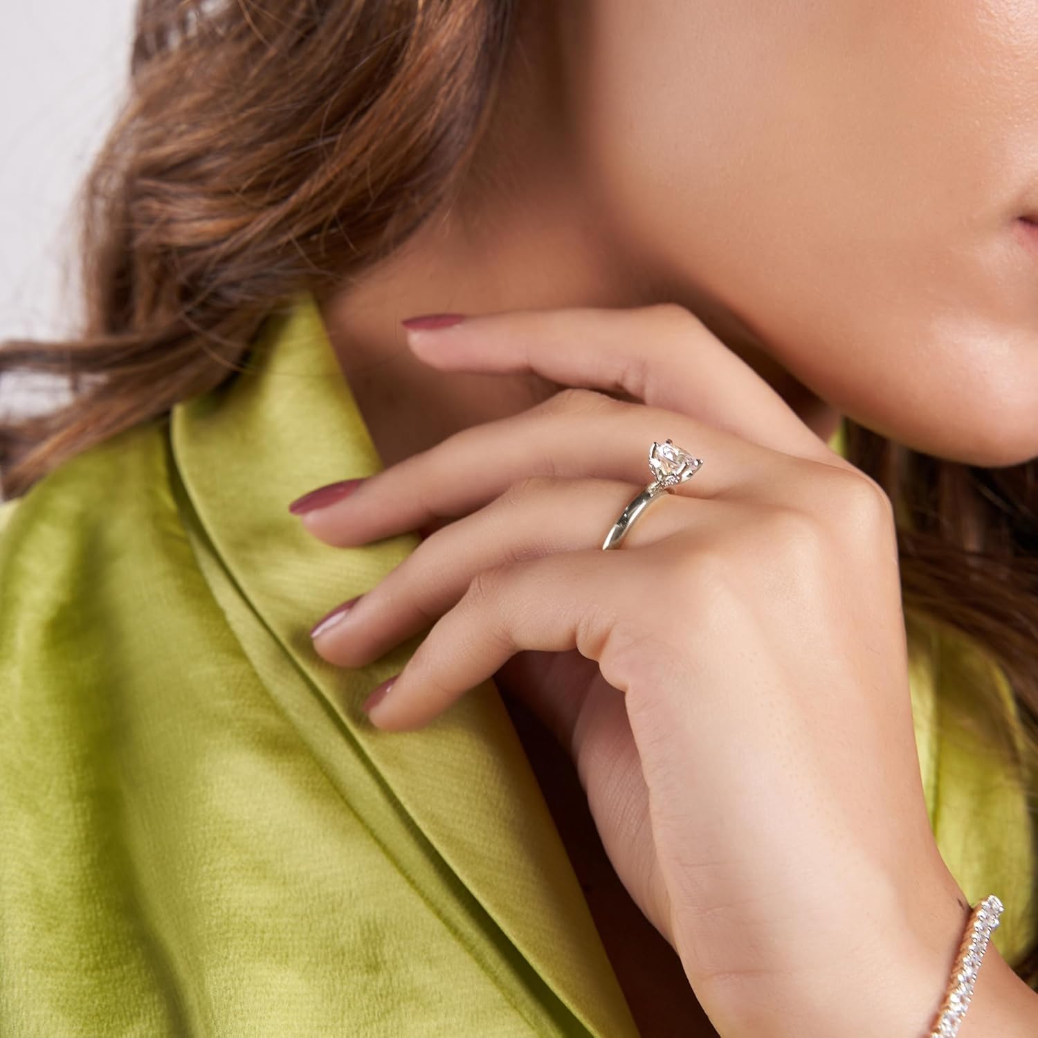 FRIENDLY DIAMONDS Lab Grown Diamond Engagement Ring For Women 0.50-6 Carat IGI Certified | In 14K Or 18K in White, Yellow Or Rose Gold | Matilda Leaf Petal Solitaire Ring | FG-VS1-VS2 Quality