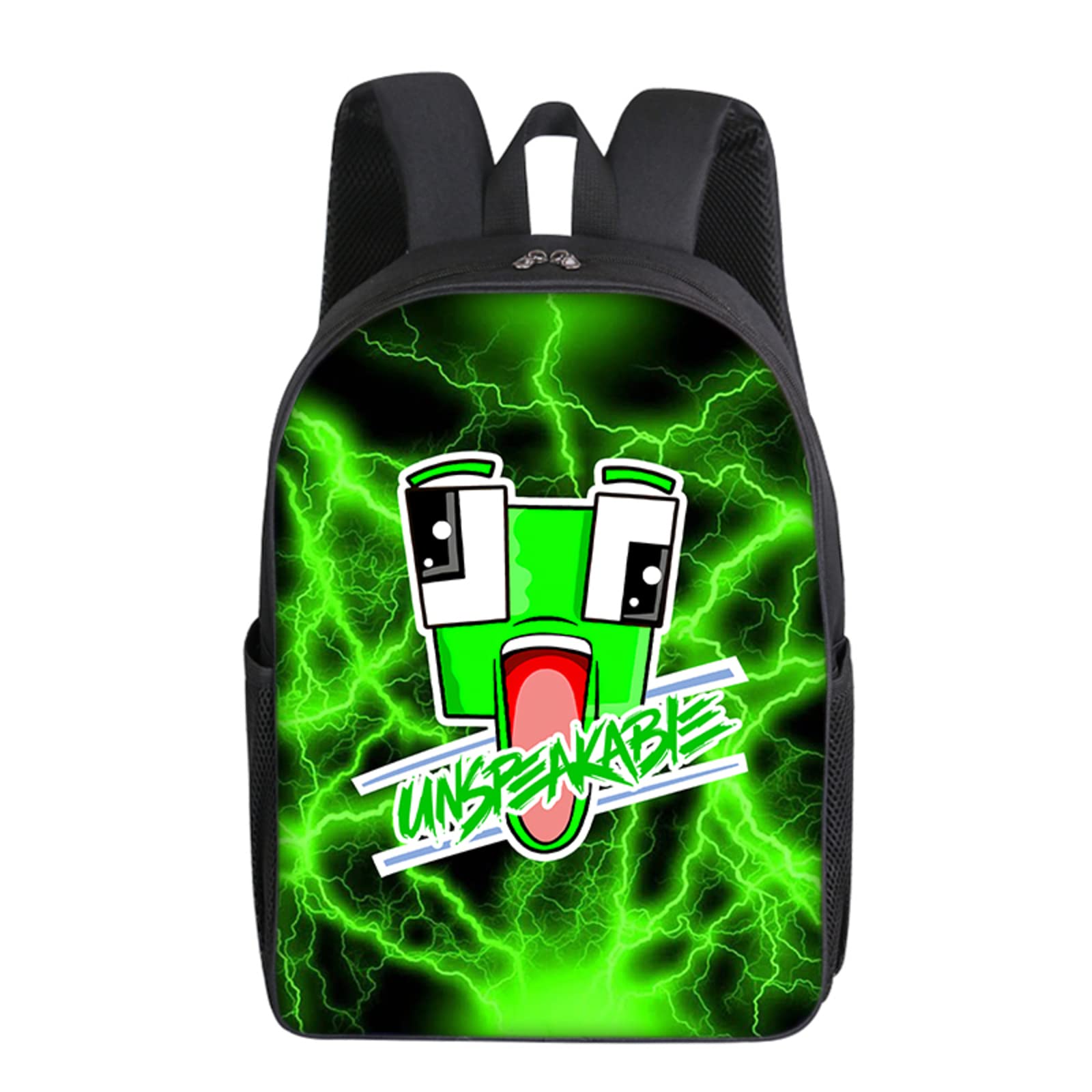 Boys And Girls Backpack, Teen 3D Printing Game laptop backpack Travel Bag QWB2-One Size