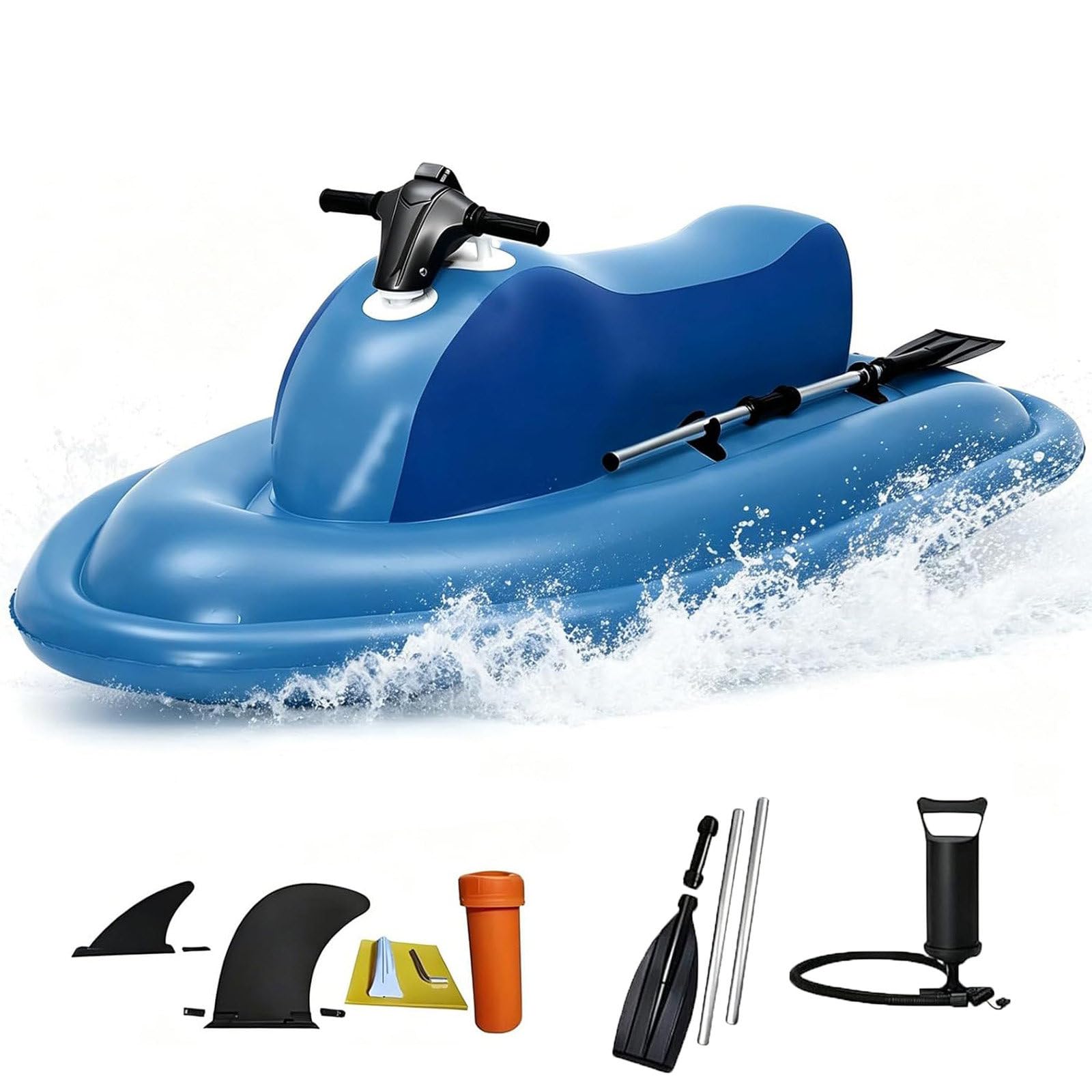 NYANS Upgraded 2-Person Inflatable Jet ski - 330lb Capacity | Pool Lake Ocean Use Onlyboat