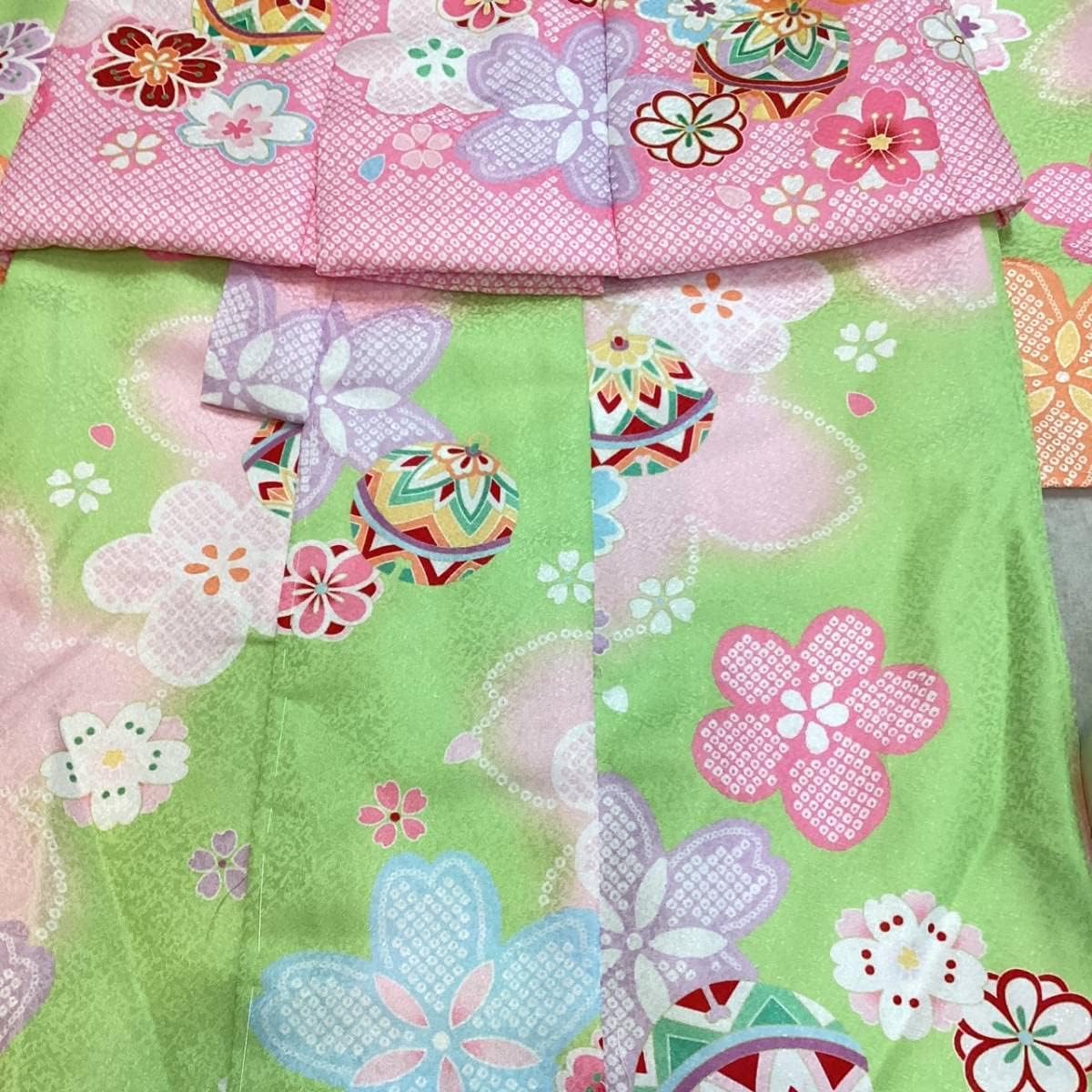 七五三 着物 3歳 被布着物7点セット 友禅柄 花柄 mi519 商品検索