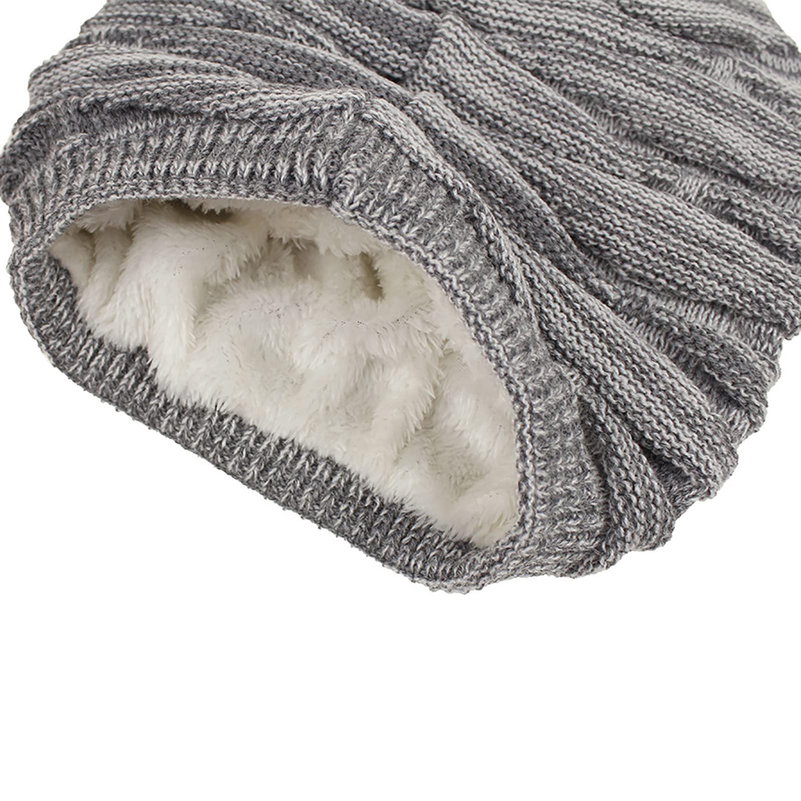 Gorros de Invierno, Gorro de Punto de Invierno para Mujeres y Hombres, Gorros de Punto para Mantenerse abrigados(B-One Size)