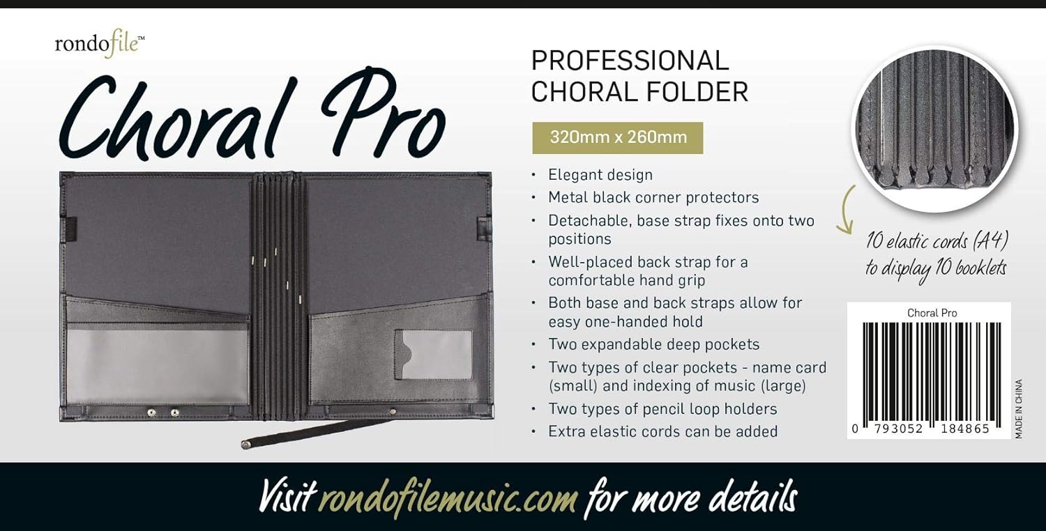 Choral Pro - PU Leather Choir Folder