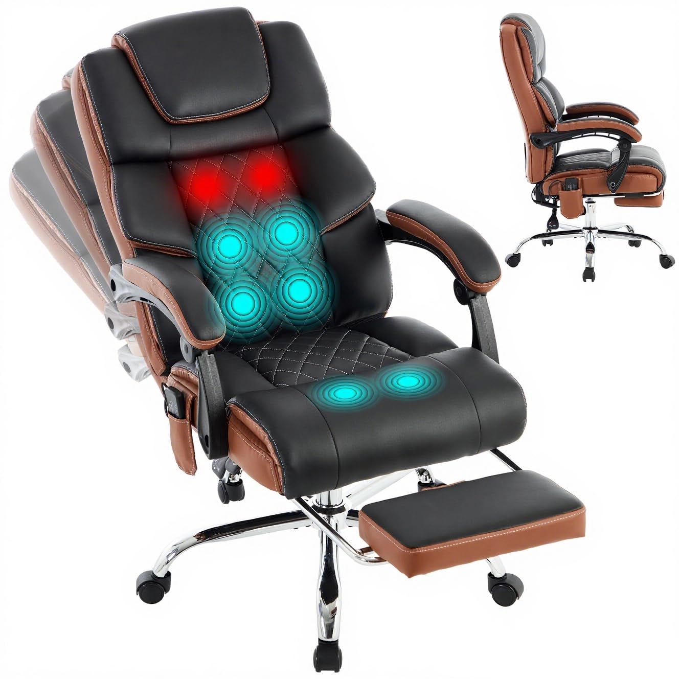 SleekJtre Massage Office Chair 500lbs