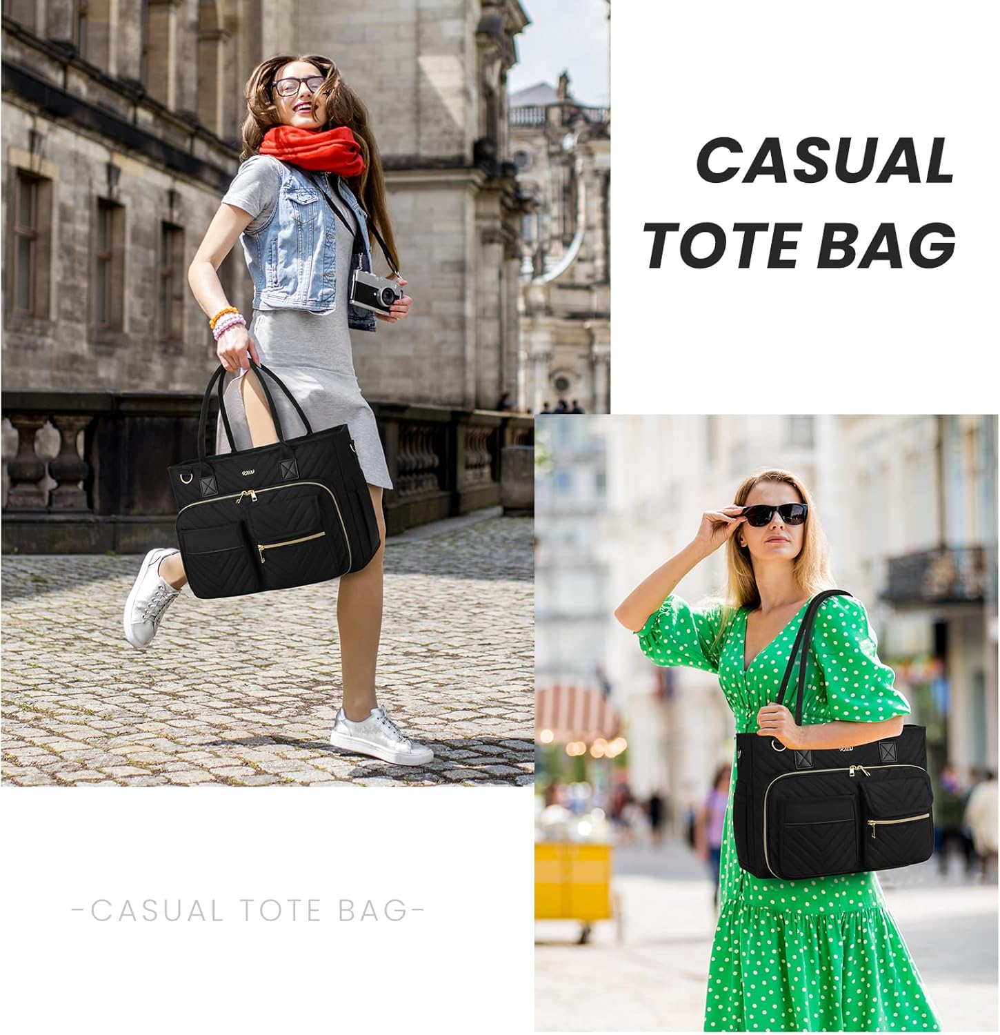 Teacher Tote Bag for Women,Work Bag with Laptop Compartment and Shoulder Strap,Computer Handbag for Nurse,College Gift - Image 8