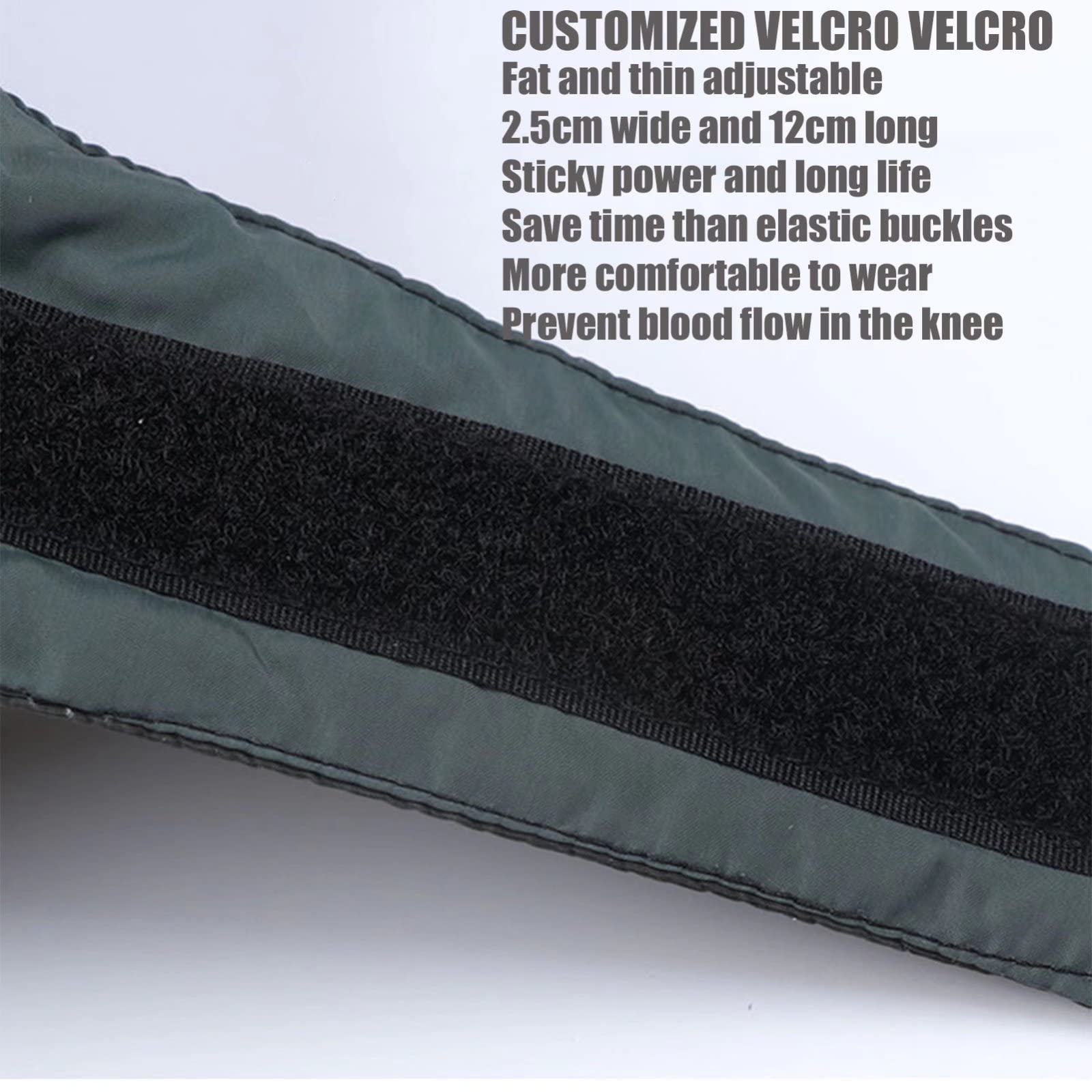 Hommes Femmes Coupe-Vent Cyclisme Genouillère, Temps Froid Thermique Épais Genou Wraps Pads Jambières Protecteur pour Extérieur, Hiver Chaud Leggings Couvre pour Moto Vélo Ski Snow