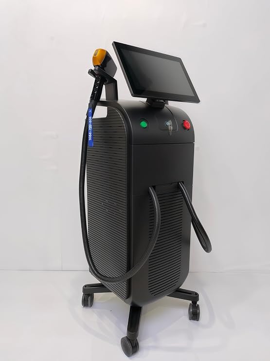 Professional 4-Wavelength Diode Laser Hair Removal Device,755 808 940 1064nm Gentle Cooling System for Smooth Skin,12x25mm Large Spot Fast Treatment CE Certified Home Beauty Tool