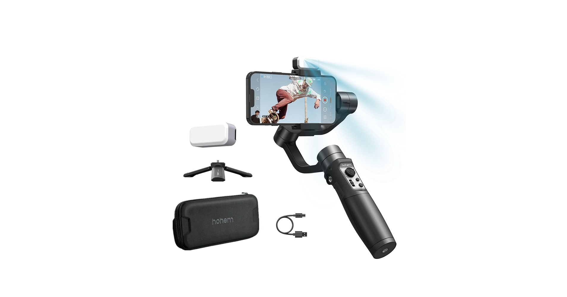 Hohem iSteady Mobile+ スタビライザー Amazon.com: hohem iSteady Mobile Plus Kit Smartphone Gimbal