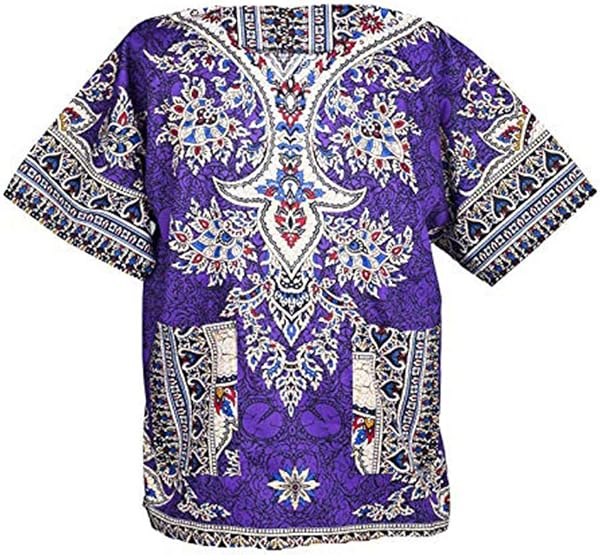 Lofbaz - Unisex Dashiki - Traditionelles Oberteil mit afrikanischem Druck - 3