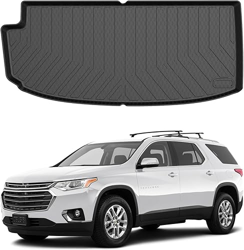 Miniatura 59 de Mixsuper Forro de carga para Chevrolet Tahoe/GMC Yukon 2021-2026, tapete de carga para todo tipo de clima, para detrás de los asientos de la tercera