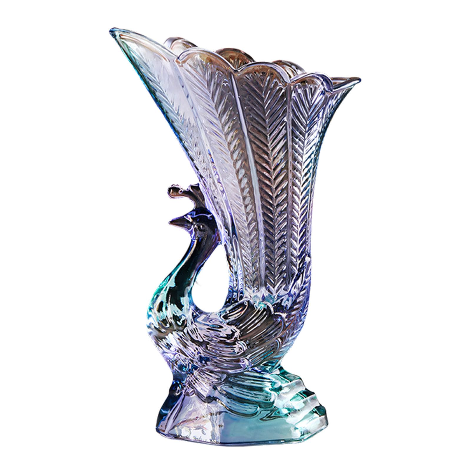 Hand Blown Glass Vases, Unique Glass Vases, Moderns Art Decors Decorative Vase for Floral Arrangements Table Centerpieces Flower Moderns Art for Home Decors