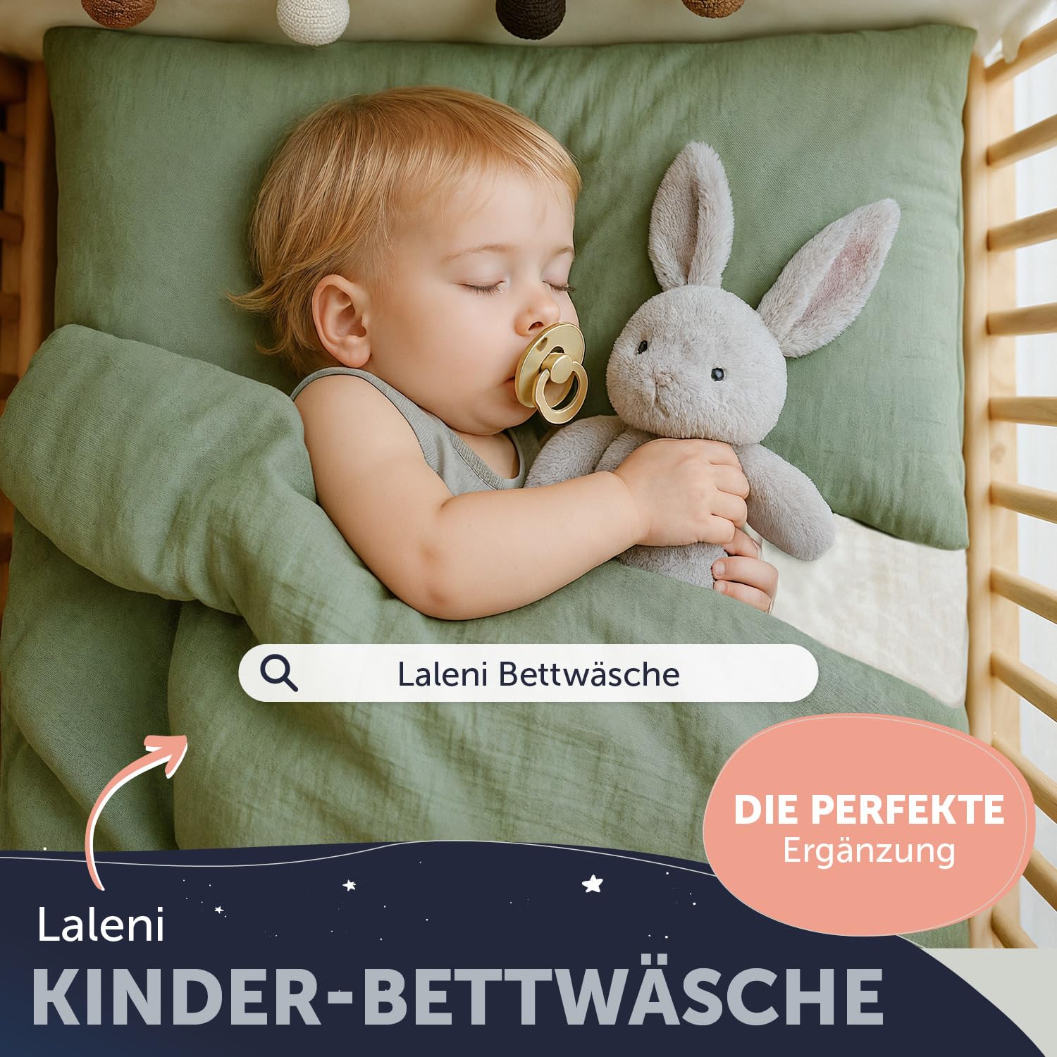 Blumtal Baby Bettdecke und Kissen Set - Kinderbettdecke 100x135 cm + Babykissen 40x60 cm - Oeko-TEX zert. Baby Decke und Kissen Set - waschbare Kinderdecke 100x135 - Kinder Bettdecken Set Weiß