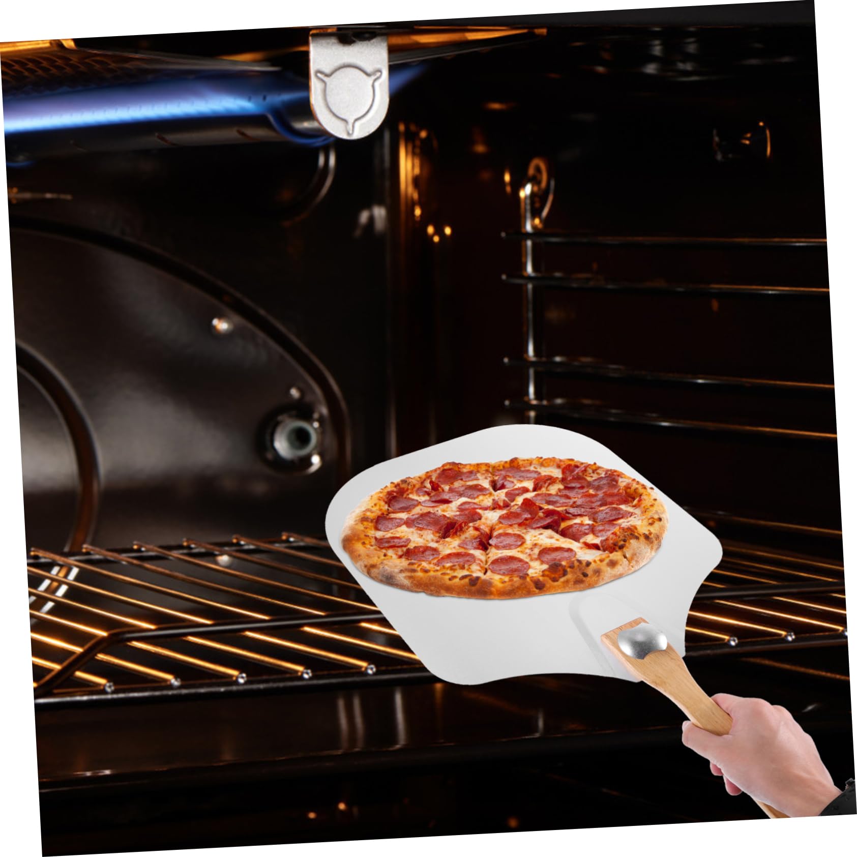 Spatola Pizza in Acciaio Inossidabile Pieghevole con Manico