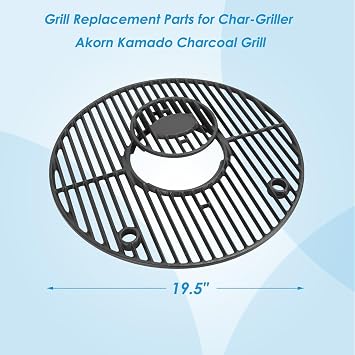 19.5 Round Grill Grate for Char Griller Akorn Kamado Ceramic Grill