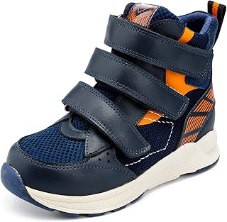 Toddlers Orthopedic Corrective Shoes for Kids,High Top Sneakers with Arch & Ankle Support for Girls and Boys,Anti-Slip Soles