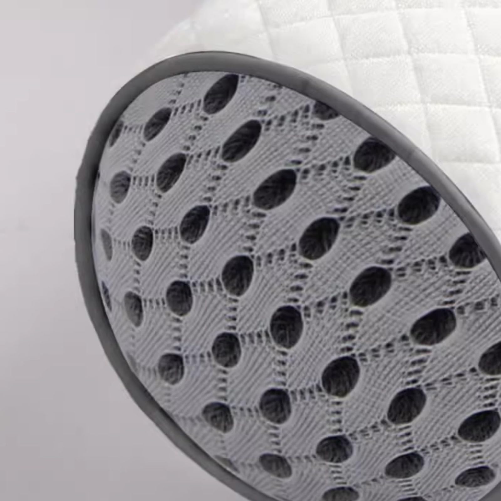Oreiller en Rouleau De Mousse À Mémoire De Forme Oreiller Cylindrique Rond Oreiller Cervical en Rouleau Doux Traversin du Cou Coussin Lombaire Cale De Sommeil for Jambe Genou(Grey)