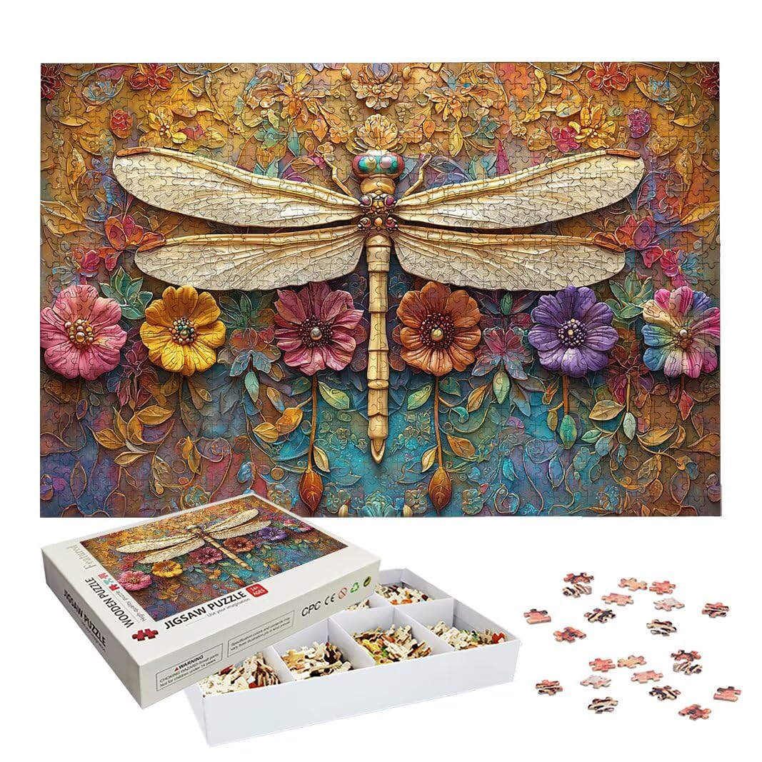 Puzzle Libélula, Puzzle 1000 Piezas para Adultos, Regalo Mujer/Hombre -2339