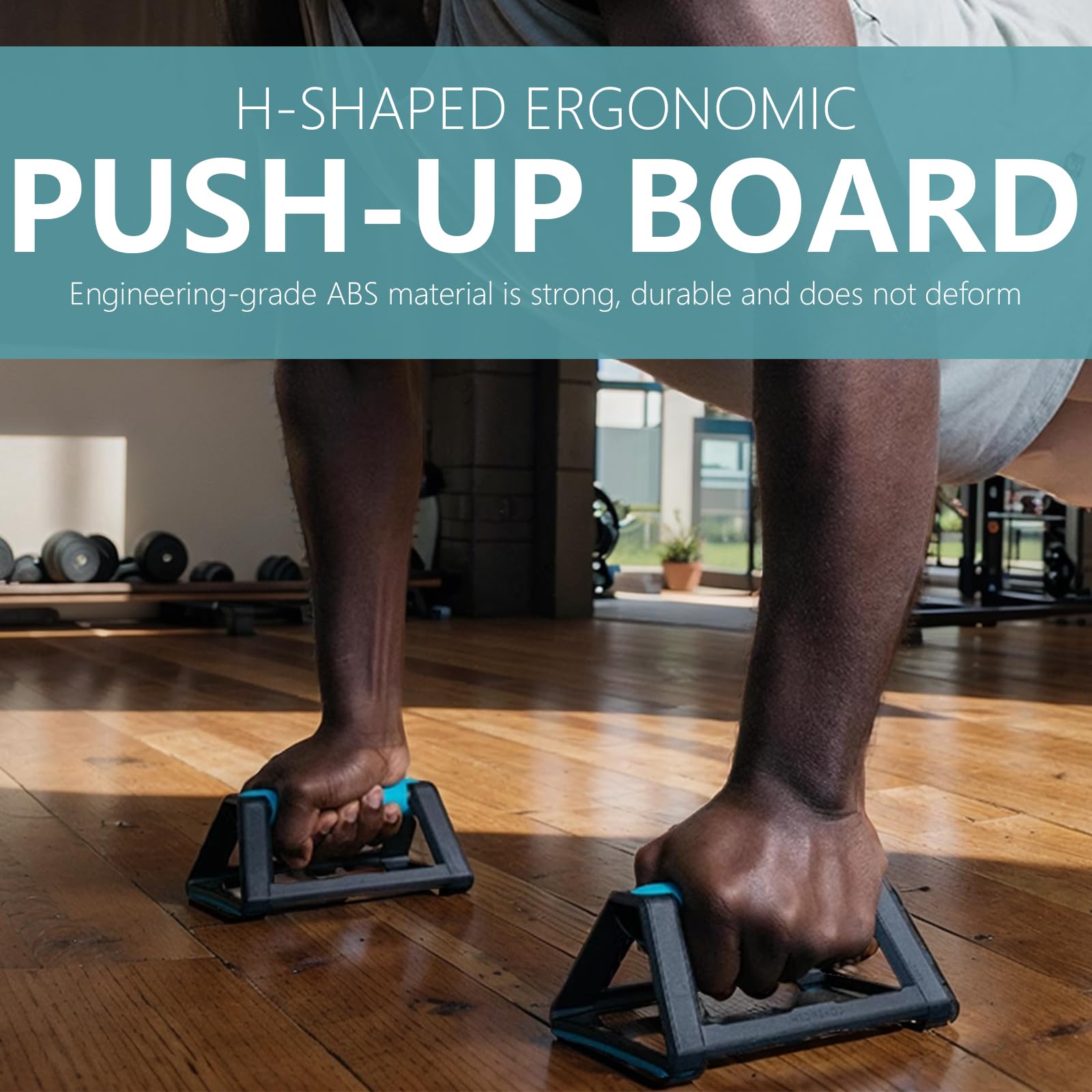 Maniglie Per Flessioni Con Impugnatura Ergonomica, Barra Per Flessioni Per Allenamento Della Forza, Push Up Bars Attrezzo per Flessioni per Calisthenics e Fitness-26x16x12cm
