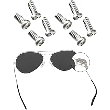 BLAZERBUCK 4 Pairs Replacement Screws Repair Screw Kit for Ray-Ban RB3483/RB3506/RB3519 Sunglasses