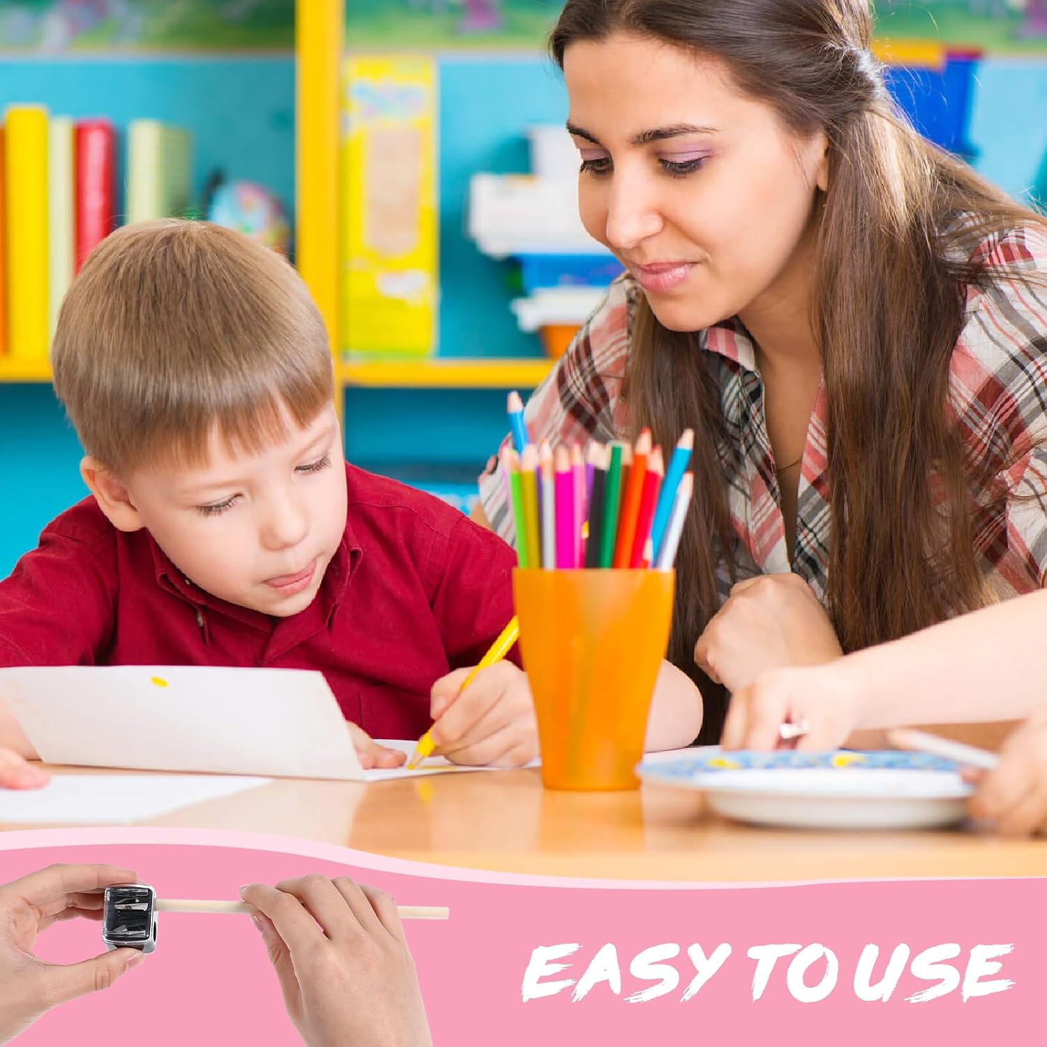 Gjinxi Dual Hole Eye Liner & Lipliner Pencil Sharpener, Makeup Sharpeners