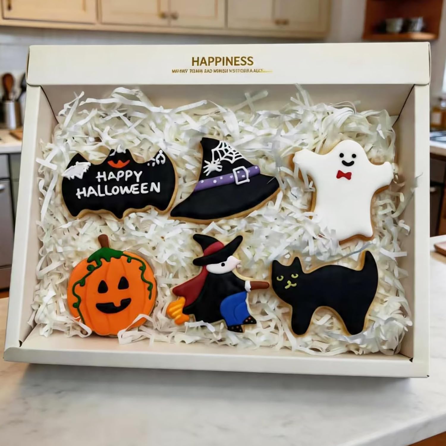 MrCookie Large Halloween Cookie Cutters,12pc/Set Thickened Stainless Steel.