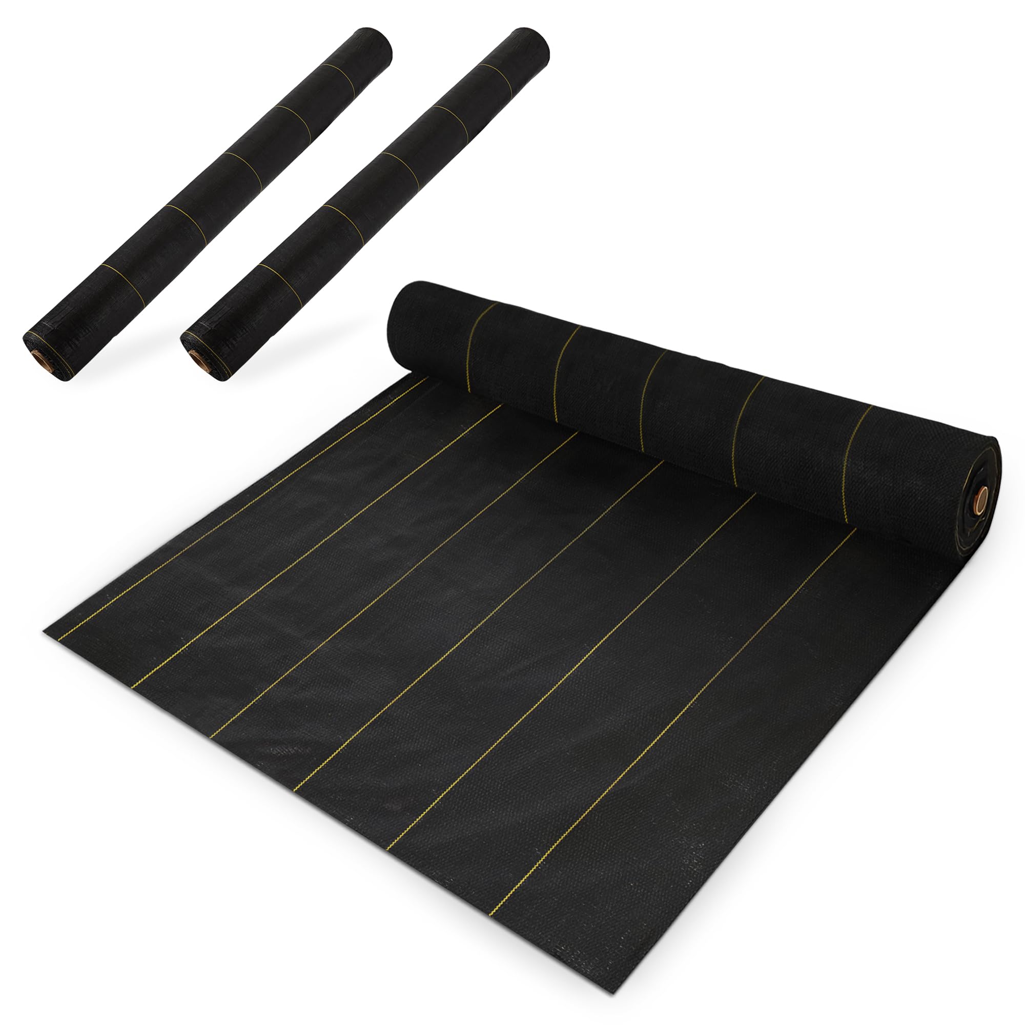 Dewitt Pro-5 Weed Barrier Fabric 5 oz, 6 x 250 Feet – Heavy-Duty, 3-Pack