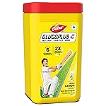 Dabur Glucoplus-C Instant Energy Glucose Powder (Lemon), 400g | Replenishes Energy | 20% More Glucose | With Vitamin C & Calcium