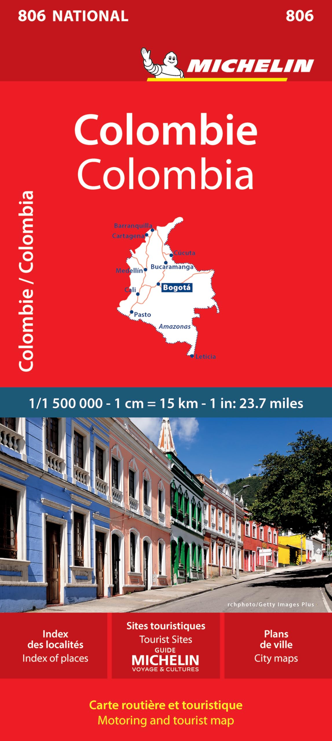 Colombia - Michelin National Map 806: Map