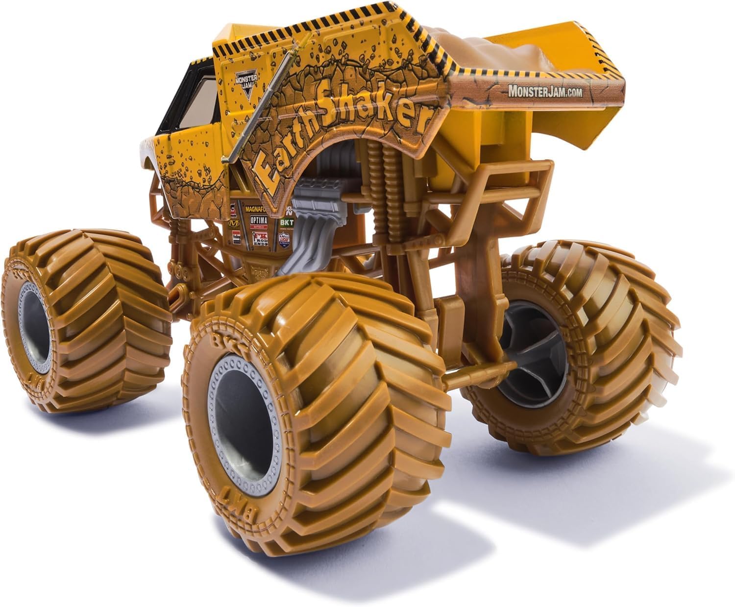 Monster Jam Series 23 Oversized Official Earth Shaker Monster Truck, Collector Die-Cast Vehicle, 1:24 Scale, Kids Toys for Boys Ages 3 and up