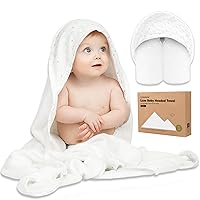 Vista 15 de KeaBabies Toalla de bebé con capucha para recién nacido - Viscosa derivada de bambú, toallas de baño grandes para bebé con capucha para niños