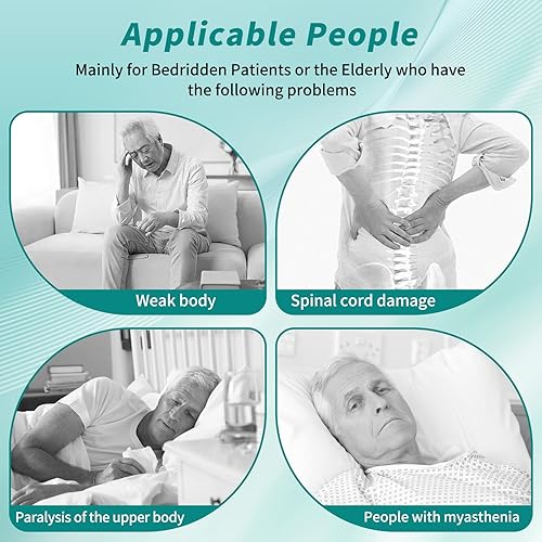 Miniatura 5 de Almohada estabilizadora de cuello para pacientes postrados en cama y ancianos  Almohada ajustable para silla de ruedas de respaldo alto y cama de