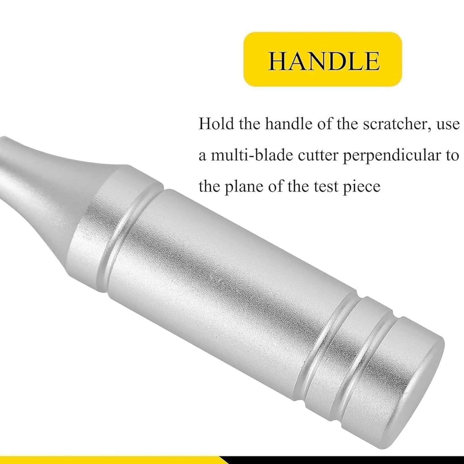 Kit de comprobador de adherencia de corte cruzado con cuchillas, cinta adhesiva, llave inglesa y lupa para evaluación de recubrimientos