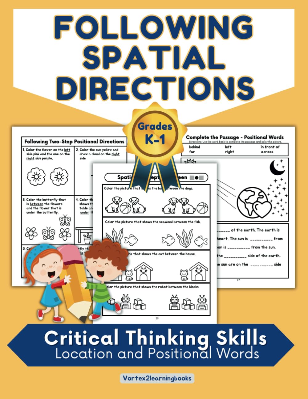 Following Spatial Directions Workbook: Critical Thinking Skills: Location and Positional Words (Following Directions Workbooks)