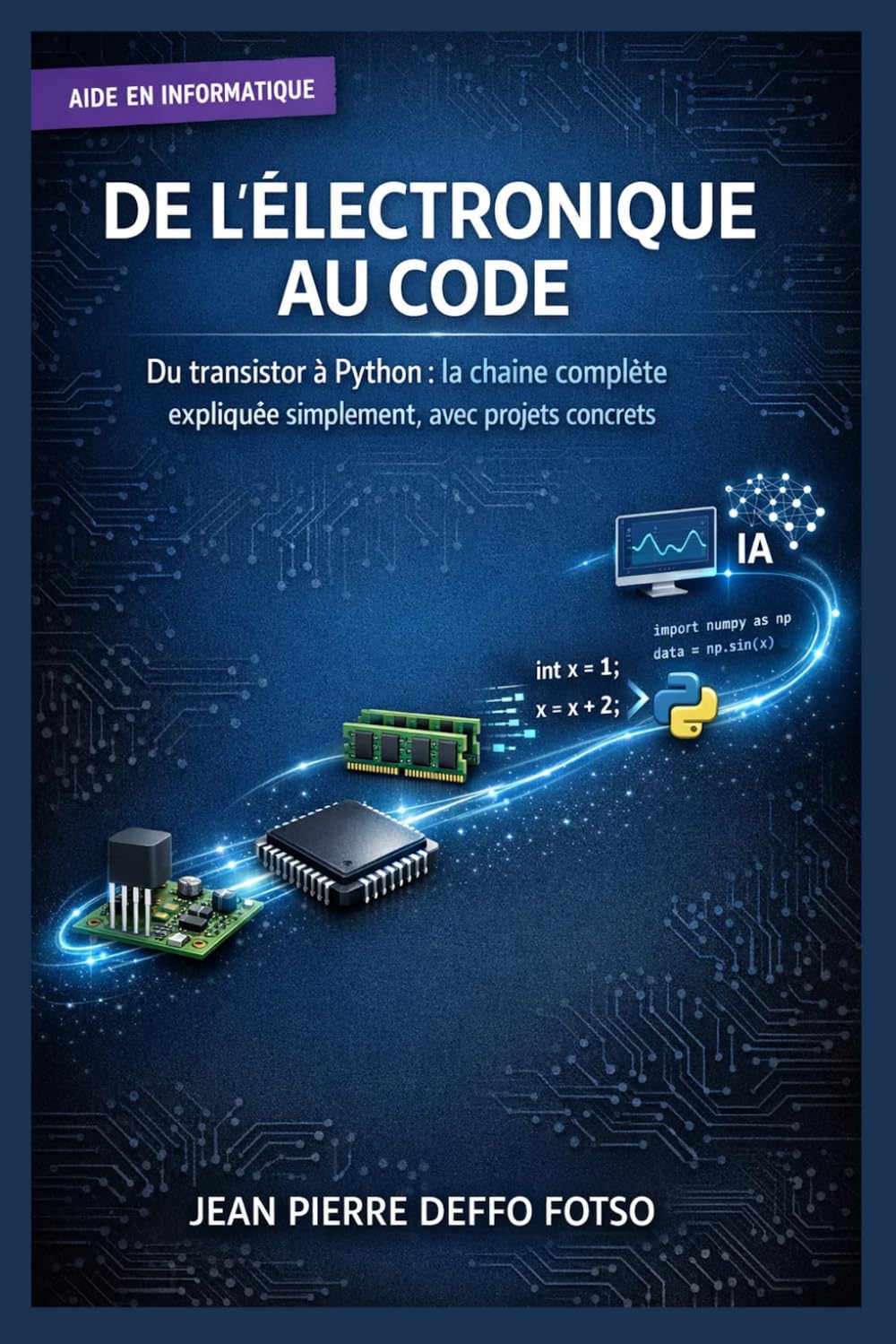 De l’Électronique au Code: Du transistor à Python : la chaîne complète expliquée simplement, avec projets concrets. (L’ÉLECTRONIQUE FACILE (pour débutants & autodidactes))