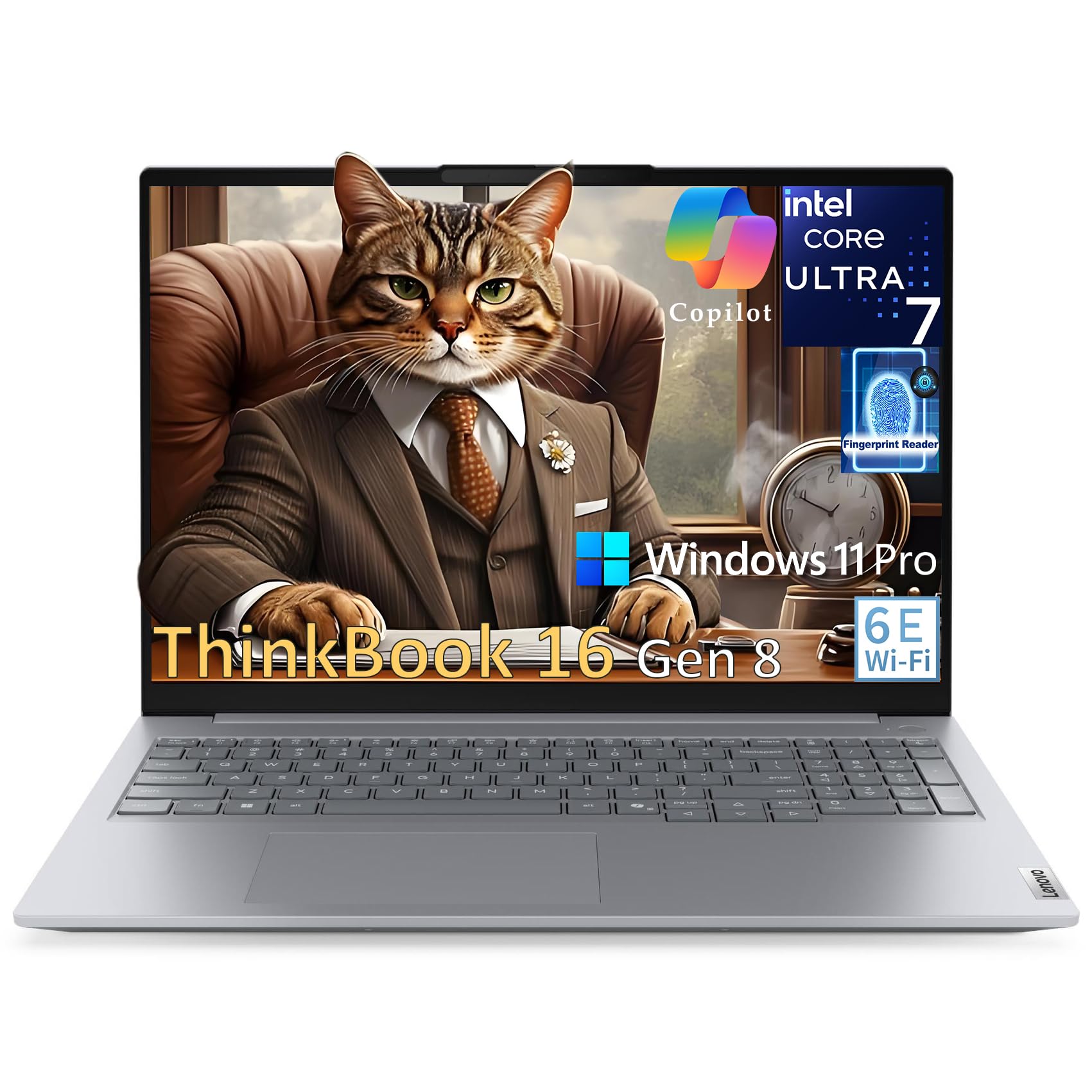 Amazon.com: Lenovo ThinkBook 16 Gen 8 Business Laptop