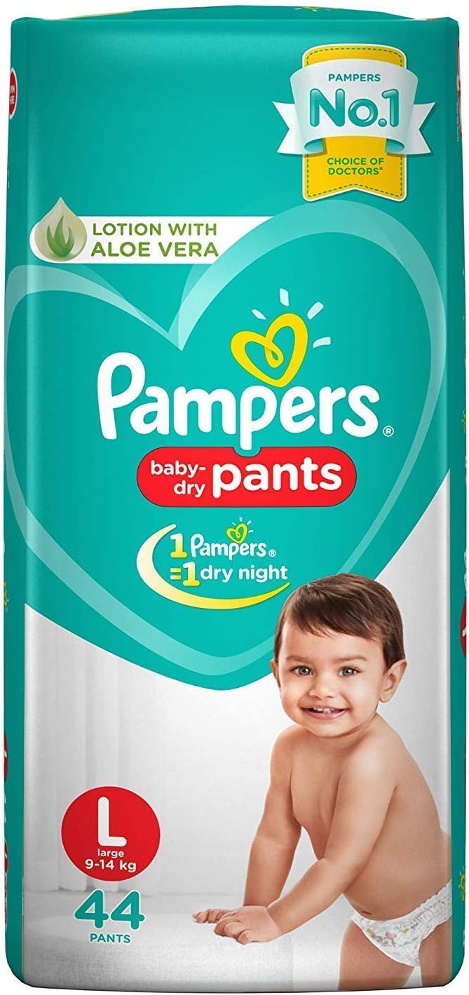 Buy Pampers Active Baby Tape Style Diapers, Medium (M) Size, 90 Count