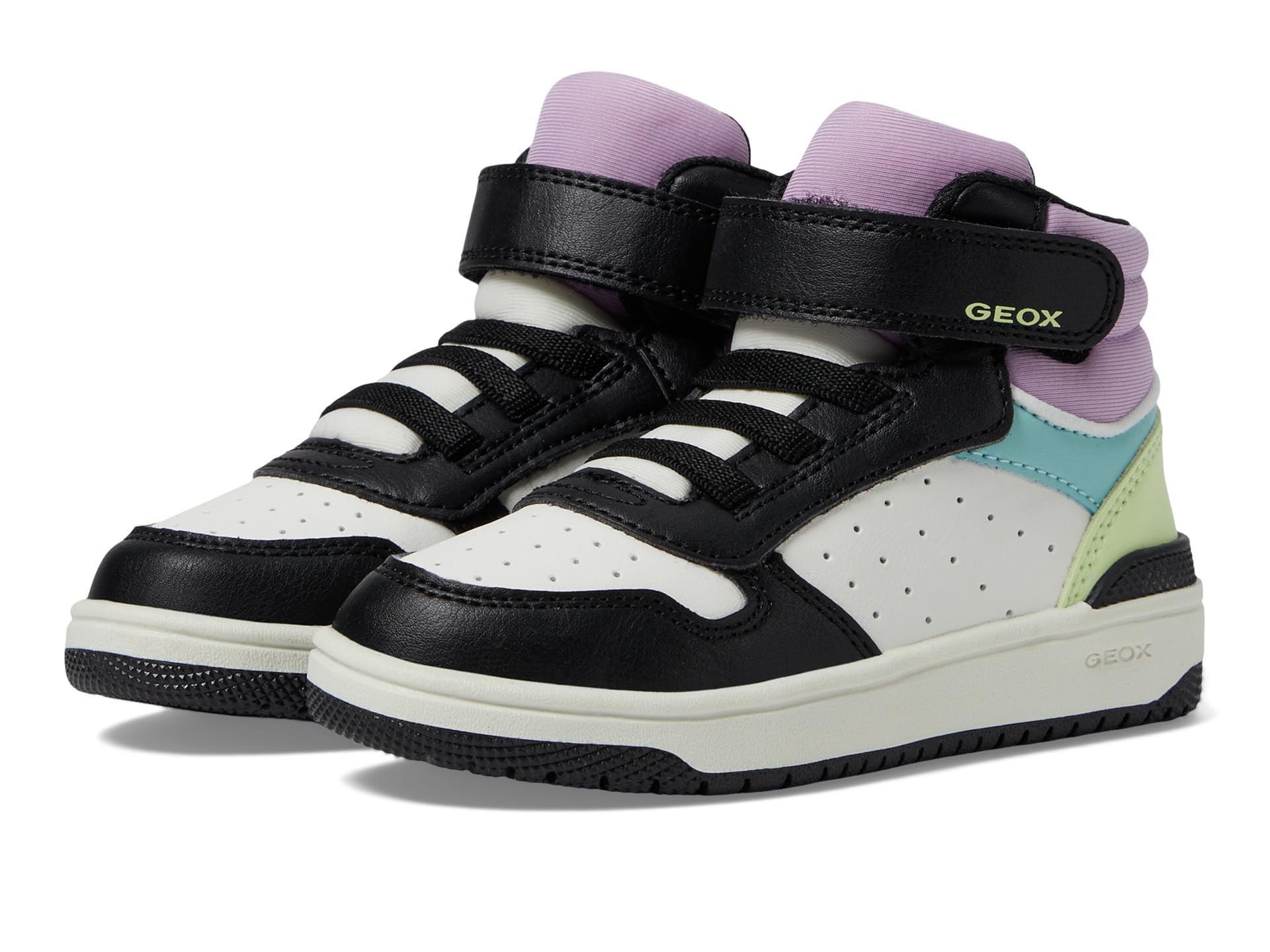 Geox Girl's J Washiba Girl a Sneaker, Multicolour a, 5 UK Child