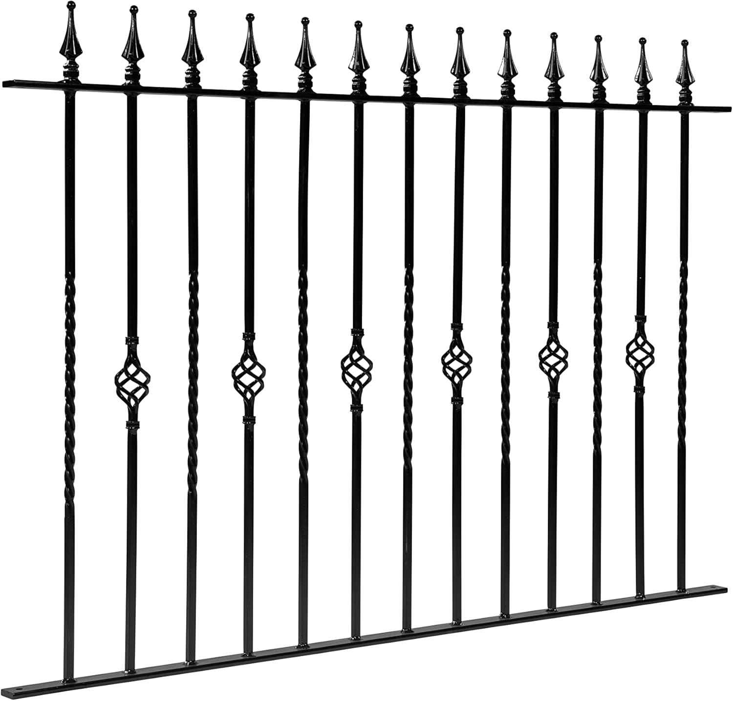 Metal Fencing, Wrought Iron Style Fencing, Garden Fencing Panel