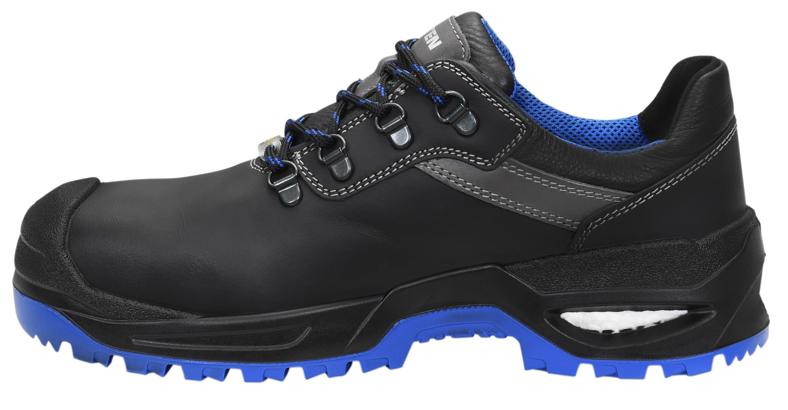 ELTEN Stefano XXSG Black-Blue Low ESD S3 | Sicherheitsschuhe für Damen & Herren, Stahlkappe, leicht, atmungsaktiv