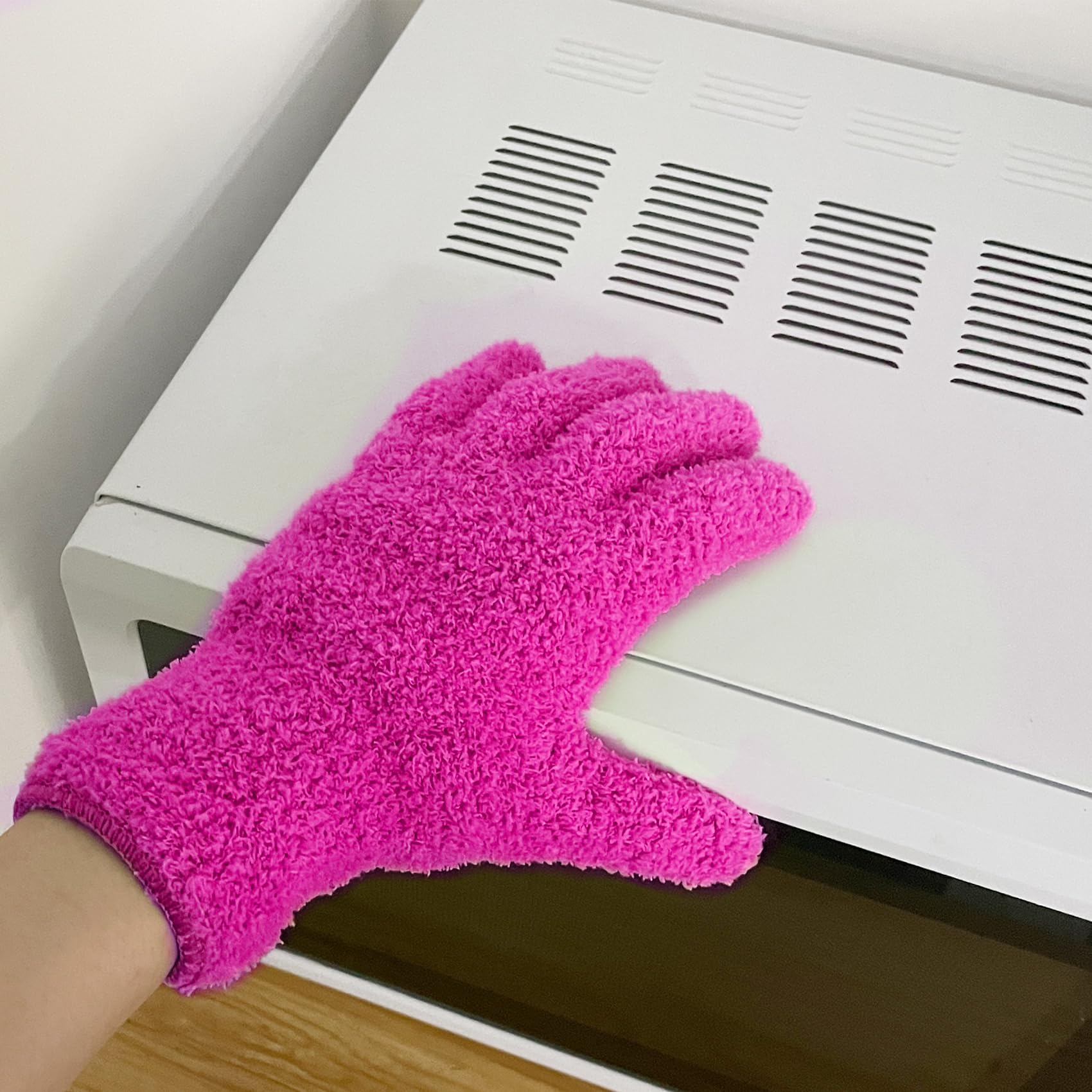 Microvezel handschoenen voor het afstoffen van planten, herbruikbare handschoenen voor