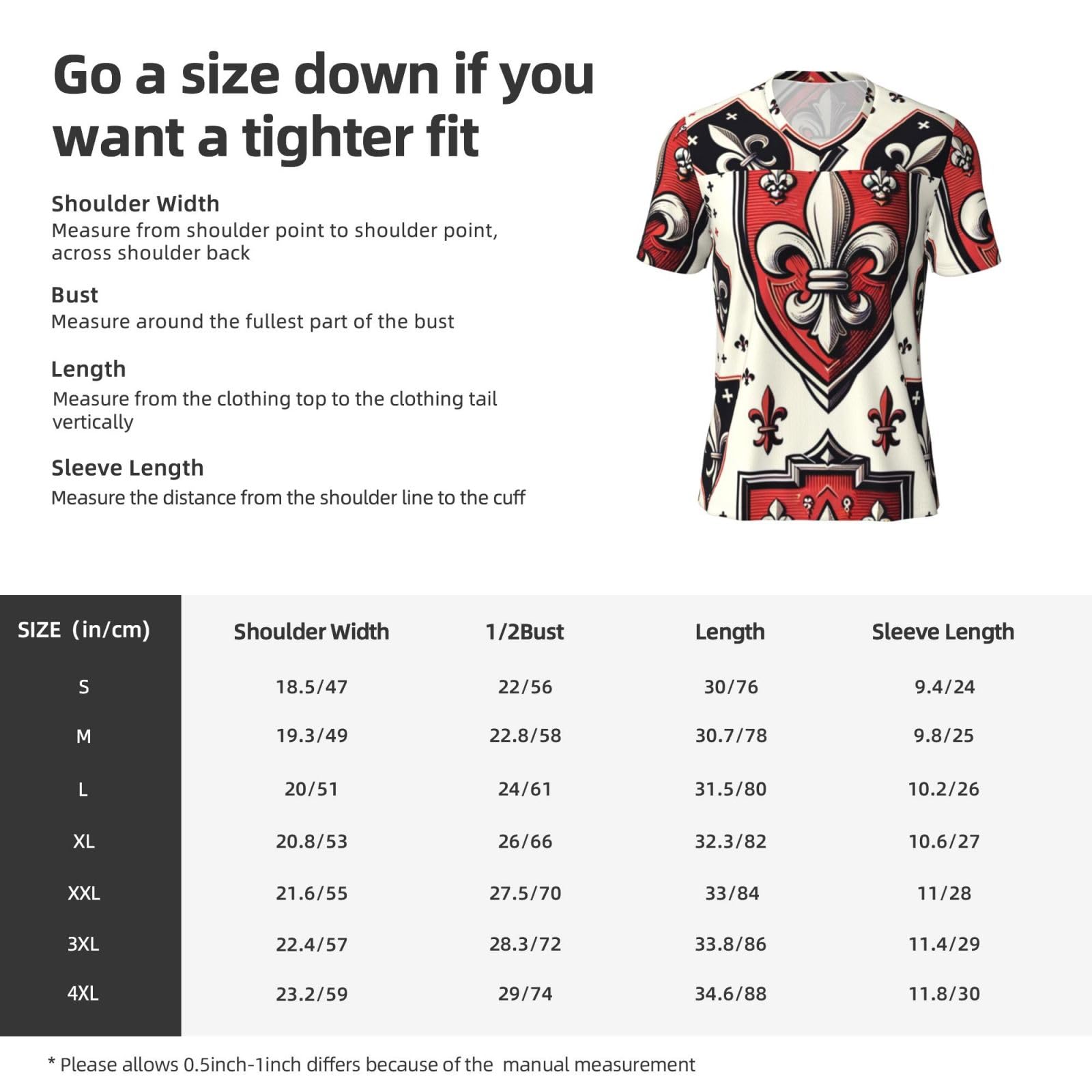 Stylish Athletic Sports Jersey Fleur-De-Lis-Royal Men's Rugby Jersey X-Large