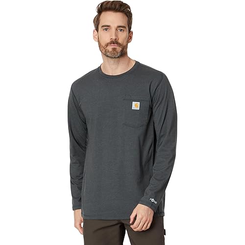 Carhartt Men's Force Relaxed Fit Midweight Long-Sleeve Pocket T-Shirt
