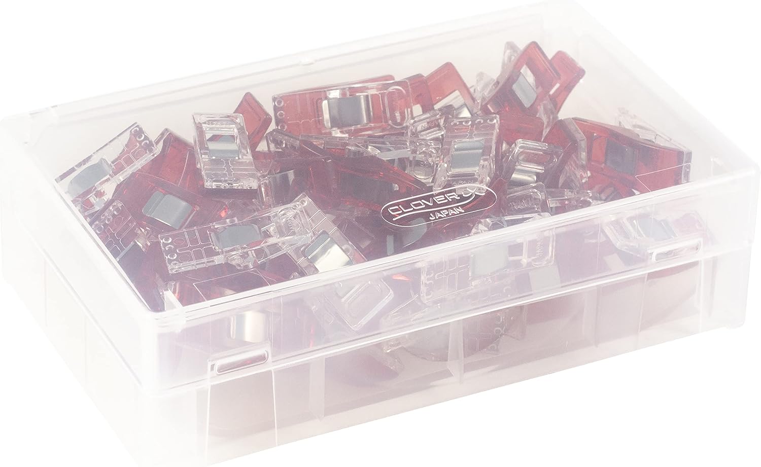 Clover Wonder Clips Pkg of 50, Red