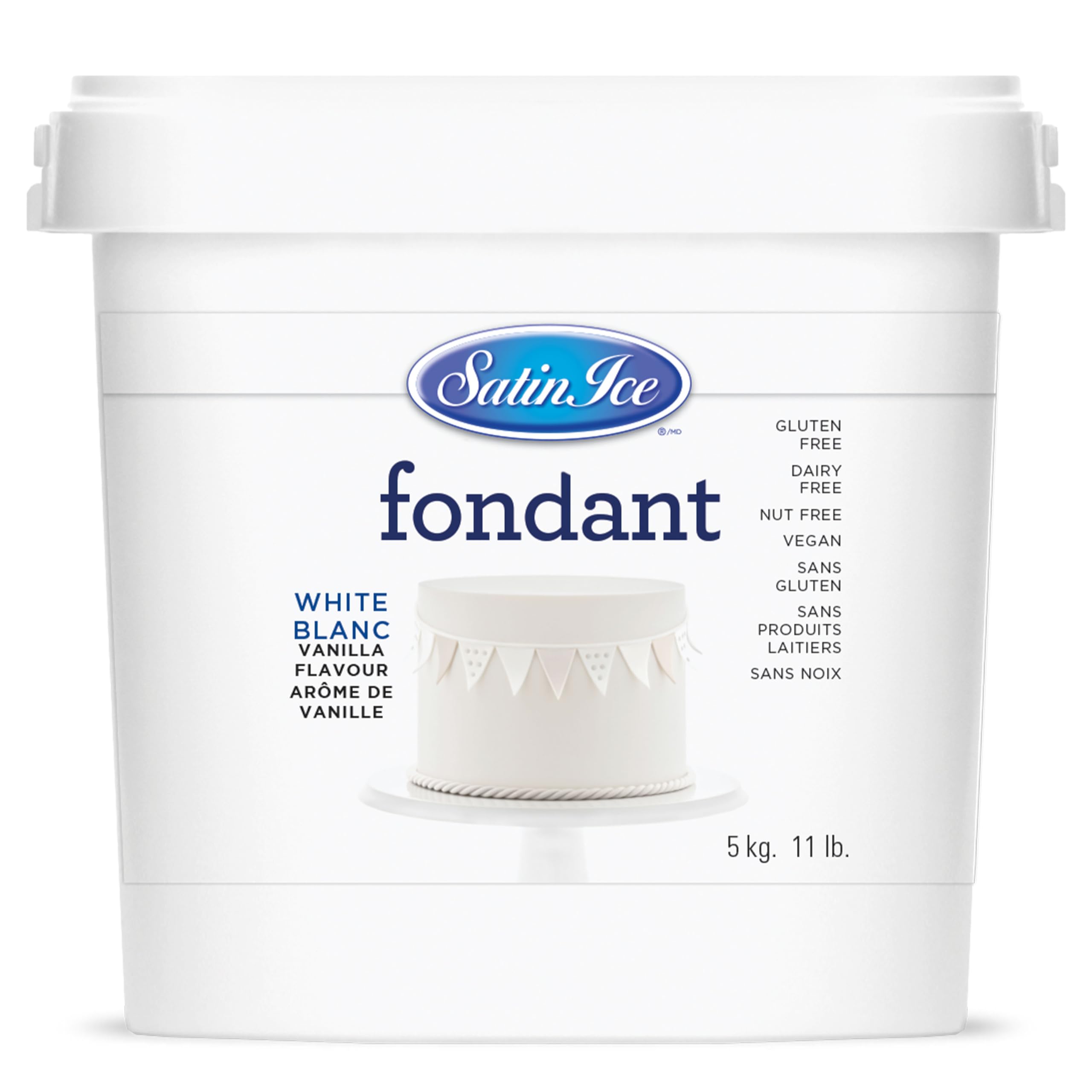 Satin Ice Black Fondant, Vanilla, 1 Kilogram — view 18