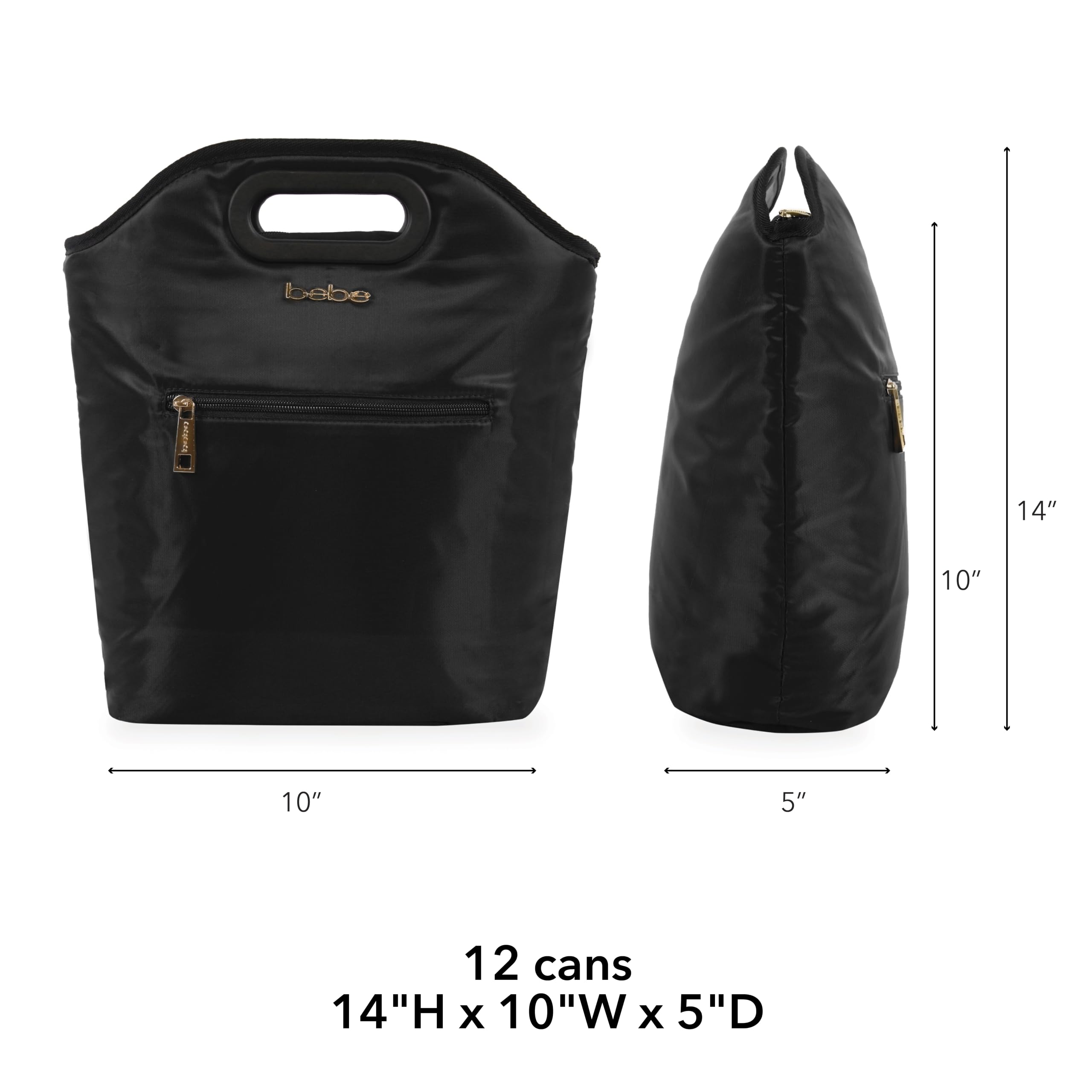 bebe BE-LB-36 Tanya Sac à déjeuner fourre-tout Noir