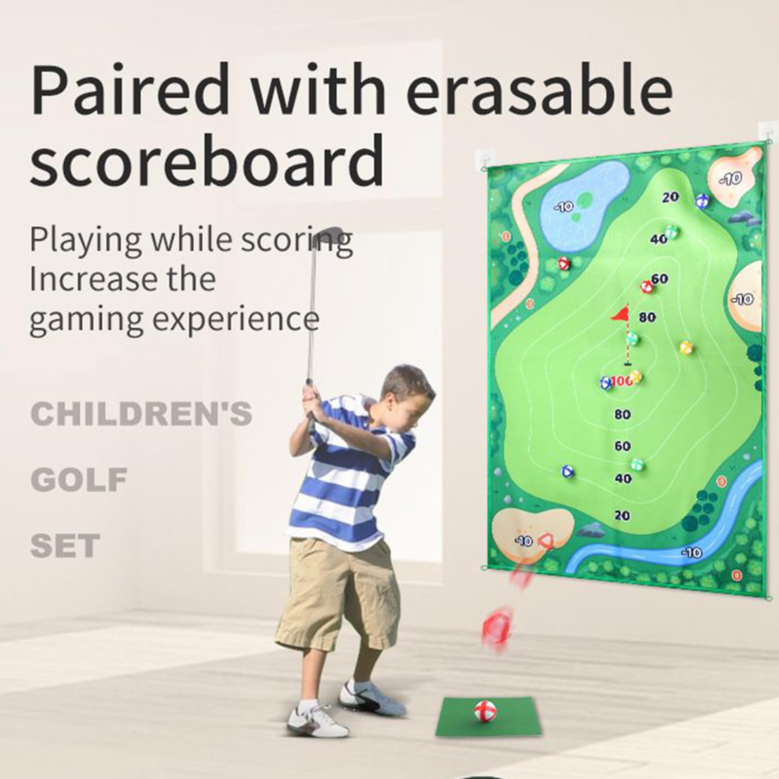 Di Chipping Grande Trainer Portatile Adesivo Per Uso Indoor E Outdoor | Attrezzatura Per Giochi Da Golf In Giardino Con Tappetino Per Giardino Prato Terrazzo Cortile Verde