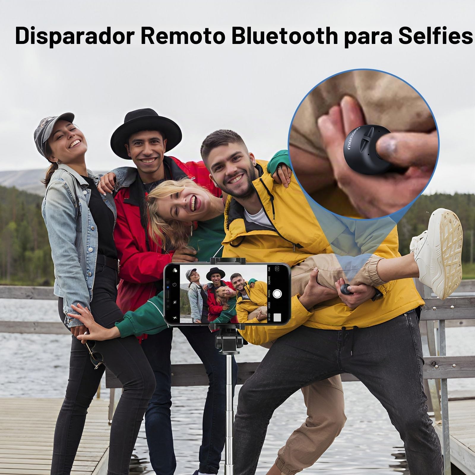 Mini altavoz Bluetooth, pequeños regalos con emparejamiento TWS, pequeño altavoz Bluetooth para exteriores e interiores, micrófono integrado (negro)