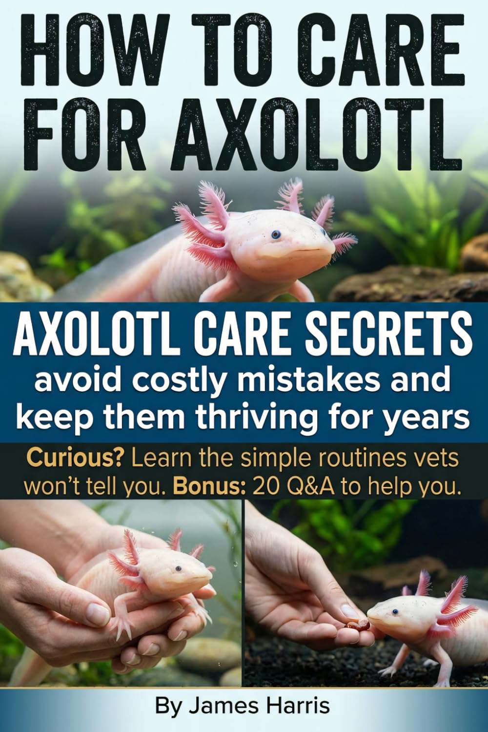 How to Care For Axolotl: The Practical Care System Most Owners Miss, From Tank Setup and Water Balance to Feeding, Cooling, and Fixing Problems Before They Turn Serious