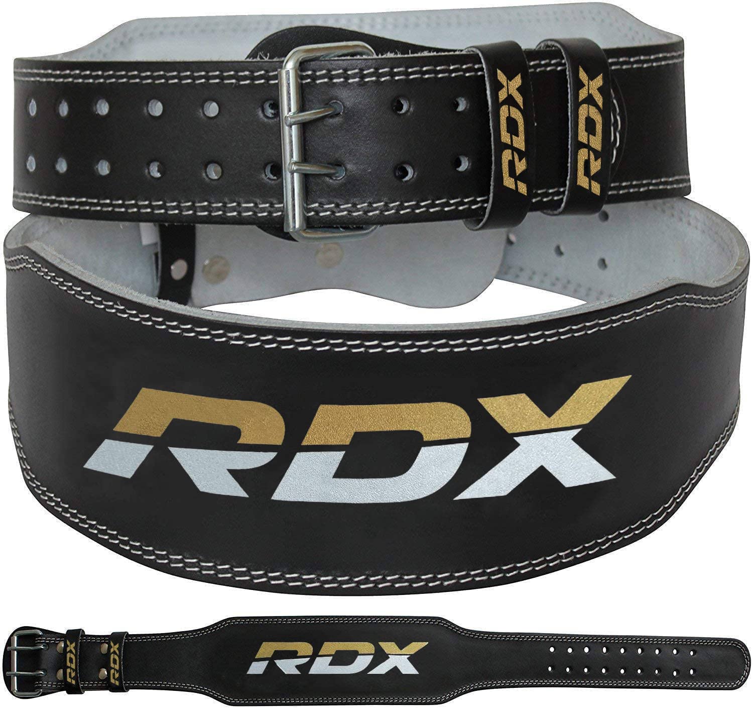 Buy RDX Weight Lifting Belt Gym Fitness, Cowhide Leather, 4” 6” Padded