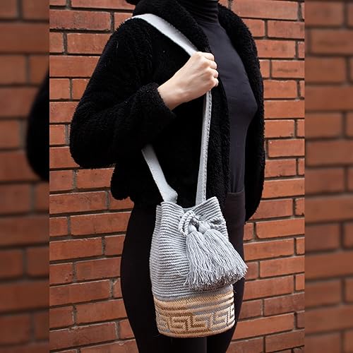 Miniatura 4 de Premium Wayuu Bag - 100% Original Colombian Mochila Wayuu - HandMade - Crocheted Tote Bag - Hand Woven